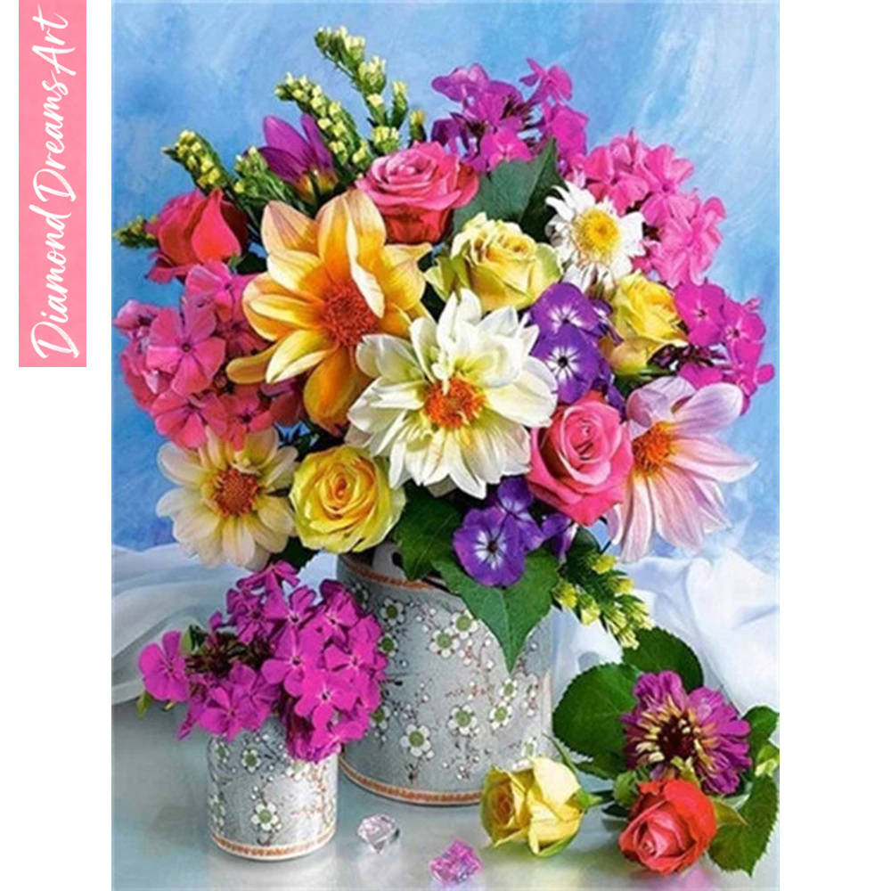 Resin Art Flower - Full Diamond Mosaic Flower 5D Diamond