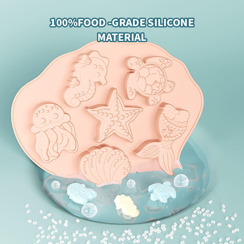 Ocean Fondant Silicone Mold Sh - Silicone Mold Ocean recension och pris