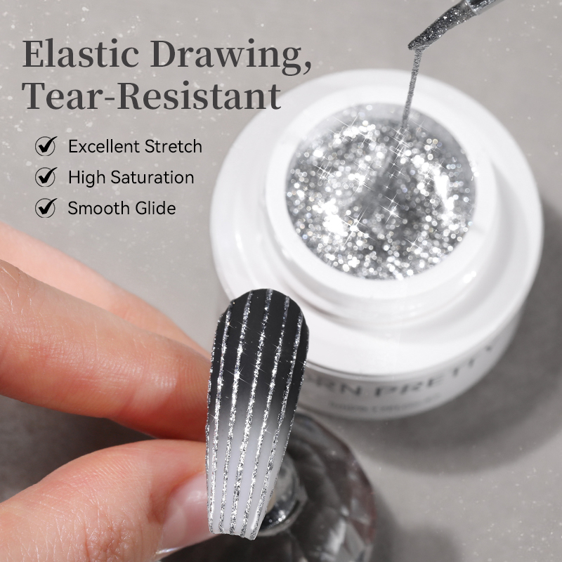 BORN PRETTY 5 ml Sparkly Silve - Resin Art Price recension och pris