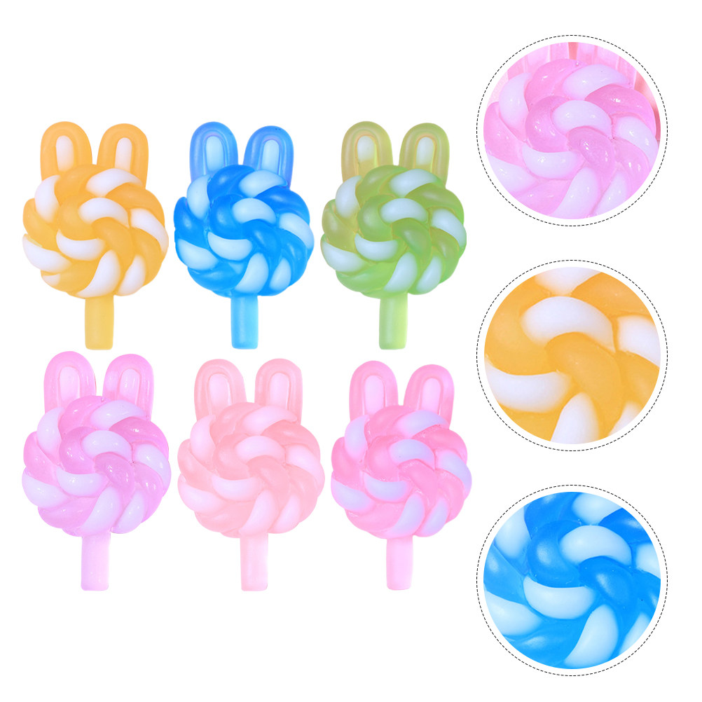 24Pcs Cute Cartoon Lollipop Ch - Resin Art Products recension och pris