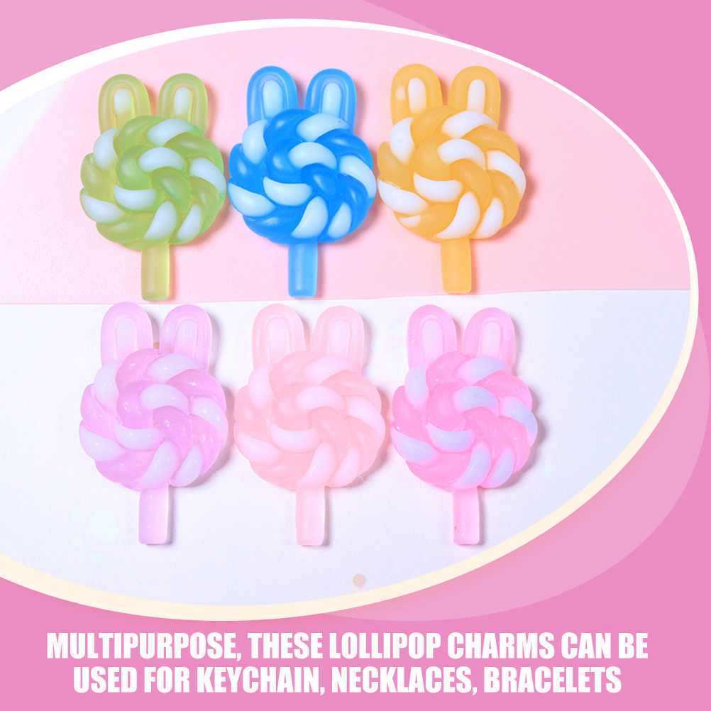 24Pcs Cute Cartoon Lollipop Ch - Resin Art Products recension och pris