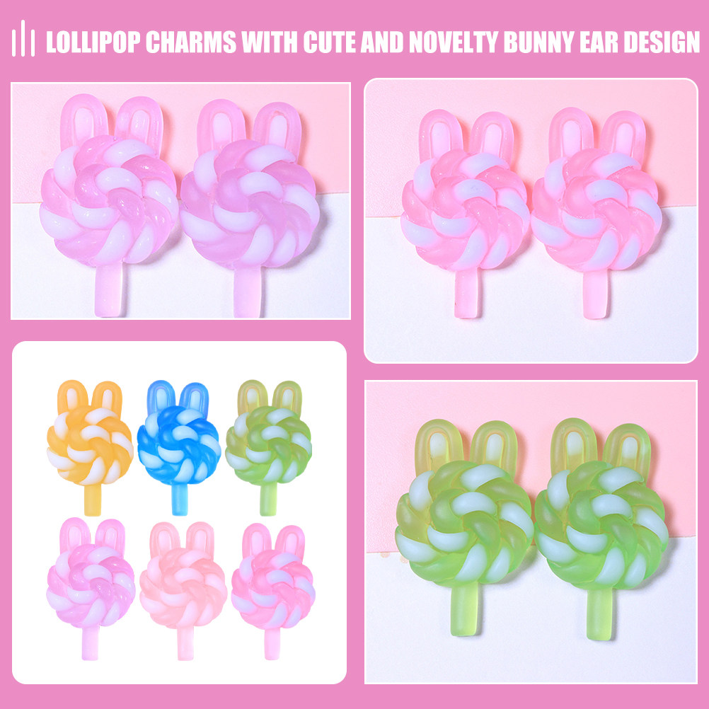 24Pcs Cute Cartoon Lollipop Ch - Resin Art Products recension och pris