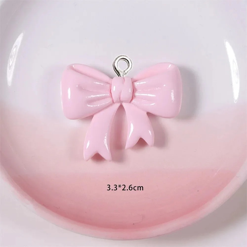 10 Pieces Candy Color Bow Resi - Resin Art Jewelry Kit recension och pris