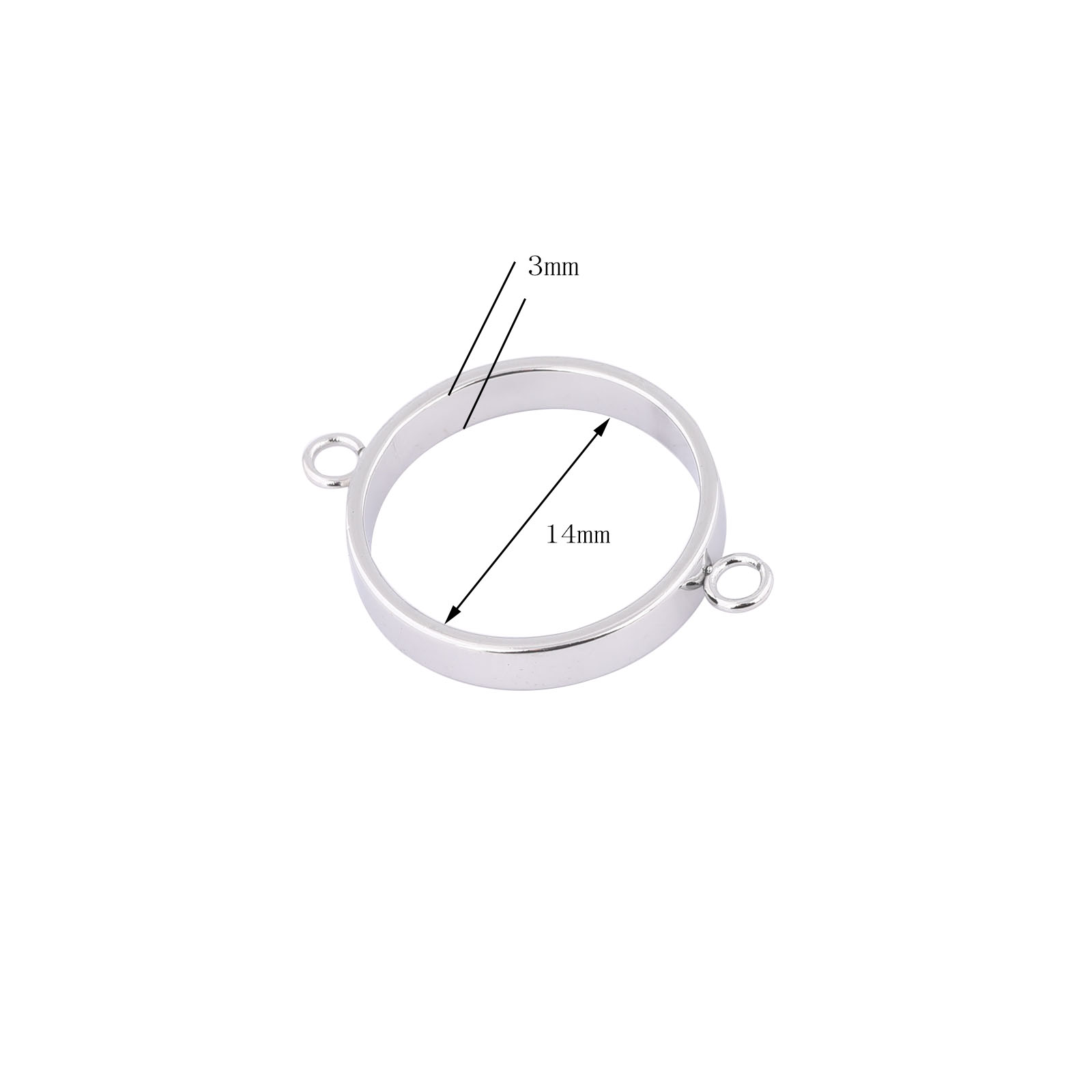 10pcs Stainless Steel 14mm Ope - Resin Art Jewelry Kit recension och pris