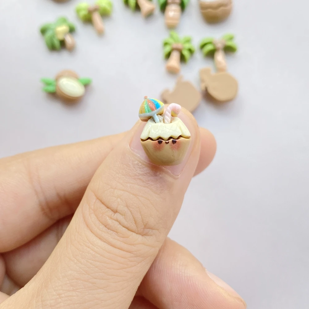 20Pcs Cute Cartoon Coconut Dri - Resin Art And Design recension och pris