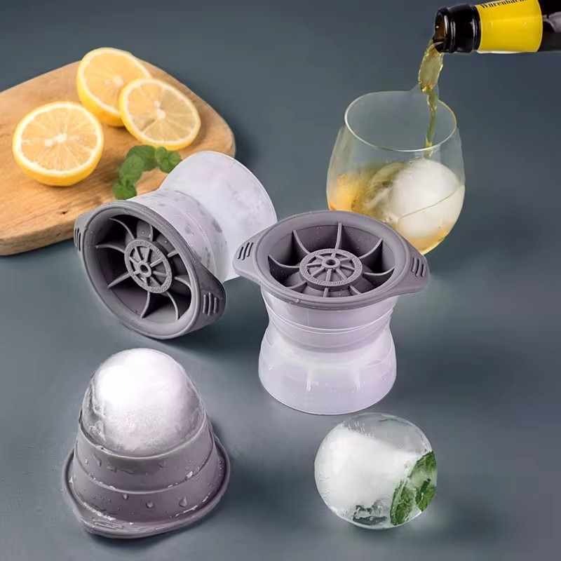 2PCS Silicone Spherical Ice Cu - Silicone Mold Ocean recension och pris