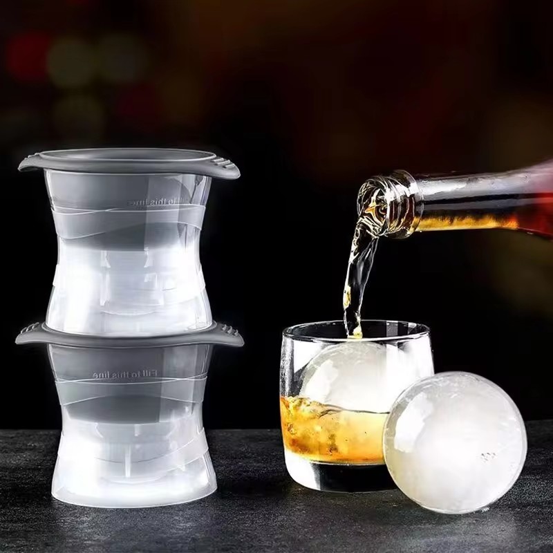 2PCS Silicone Spherical Ice Cu - Silicone Mold Ocean recension och pris