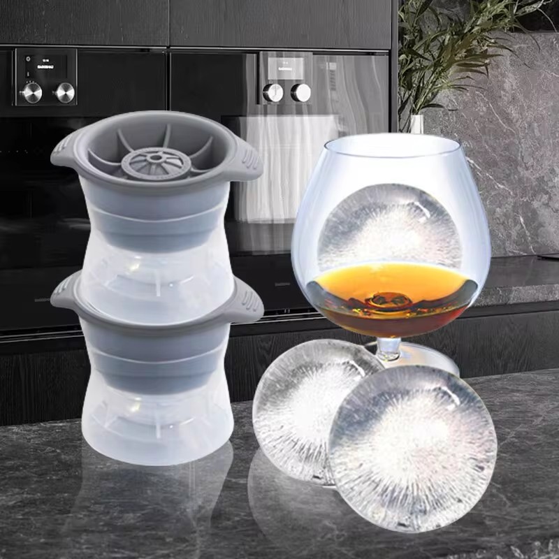 2PCS Silicone Spherical Ice Cu - Silicone Mold Ocean recension och pris