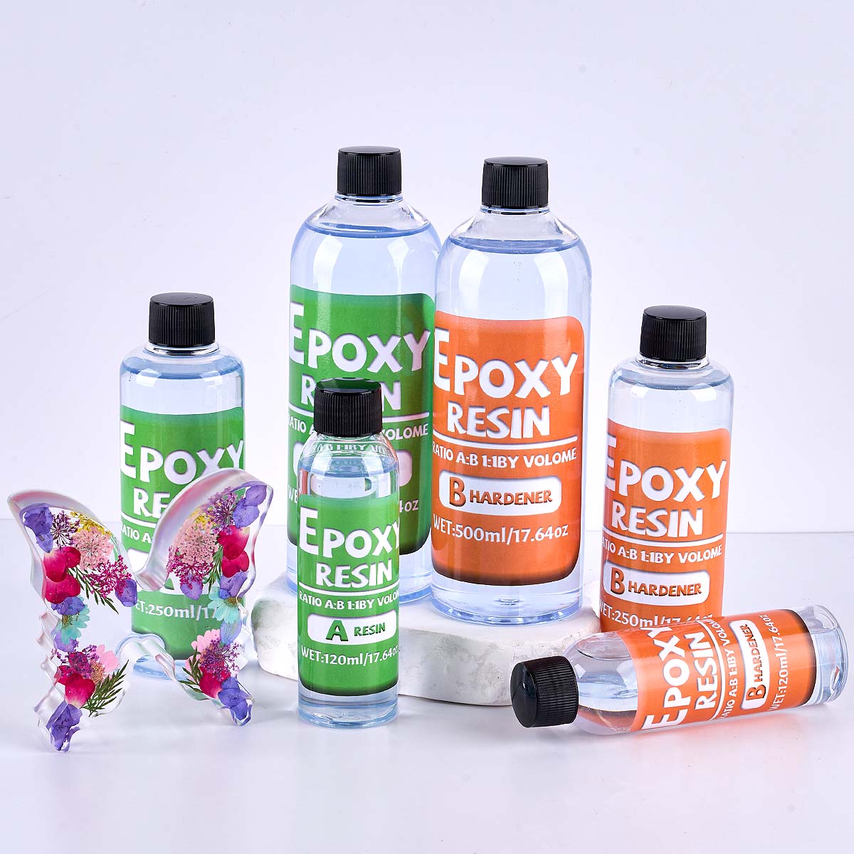 1:1 Ratio Epoxy Resin Kit Anti - Resin Art Ratio recension och pris