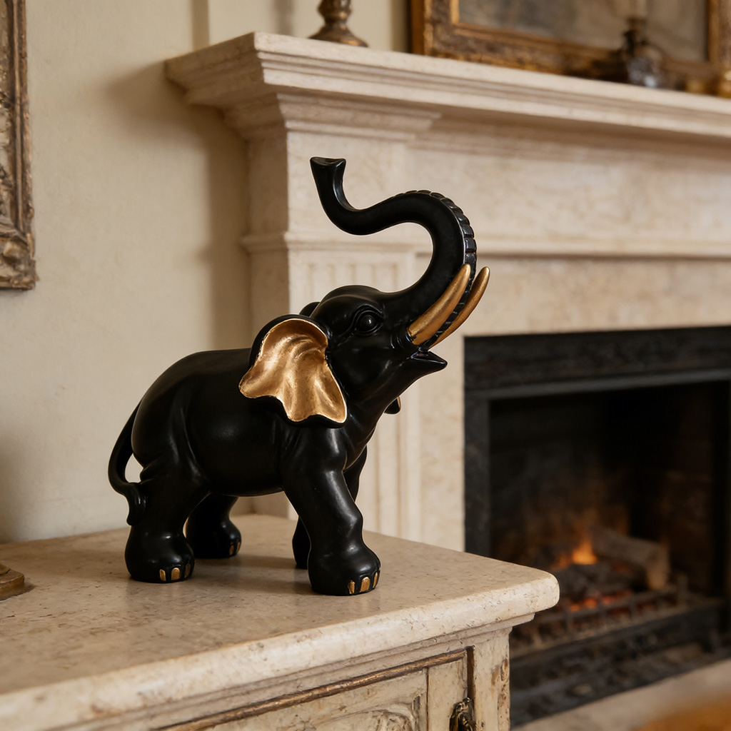 1 piece of black and gold fort - Resin Art And Design recension och pris