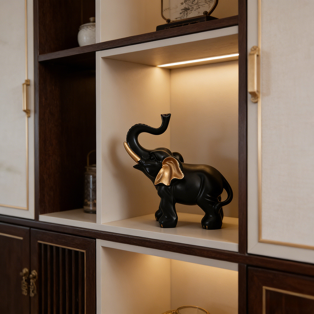 1 piece of black and gold fort - Resin Art And Design recension och pris