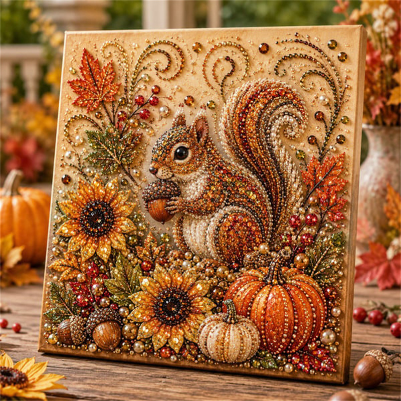 Autumn Diamond Pearl Painting  - Resin Art Flower recension och pris