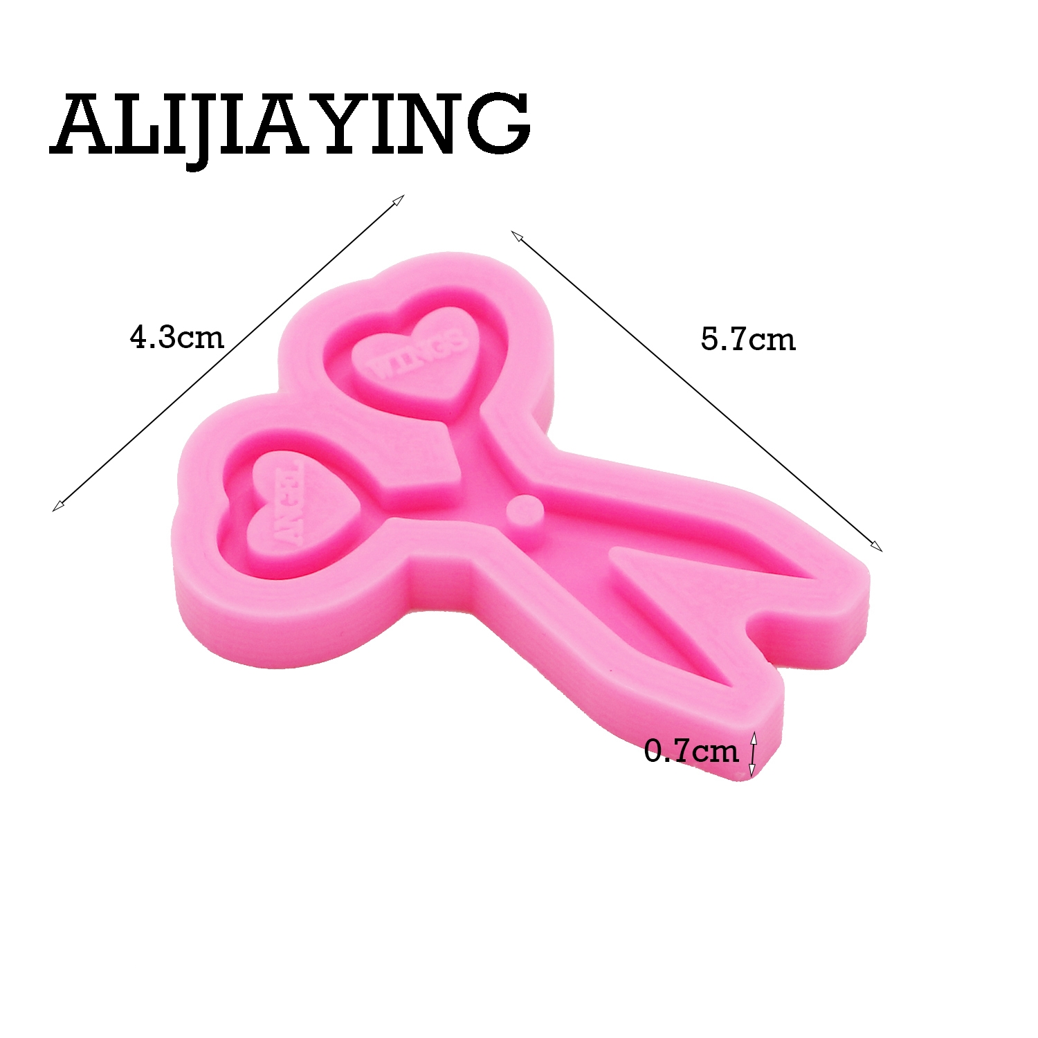 DY0263 Smooth art design mini  - Resin Art Keychain Design recension och pris