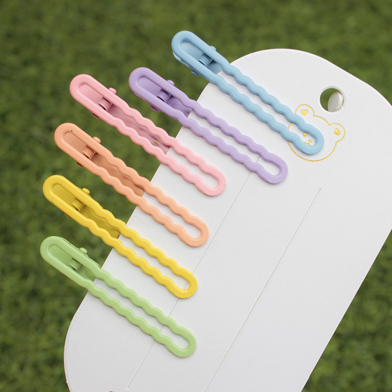 Colorful niche wave hair clip, - Resin Art Ocean recension och pris