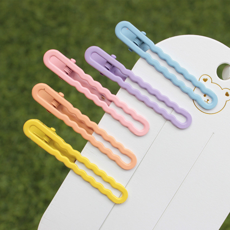 Colorful niche wave hair clip, - Resin Art Ocean recension och pris