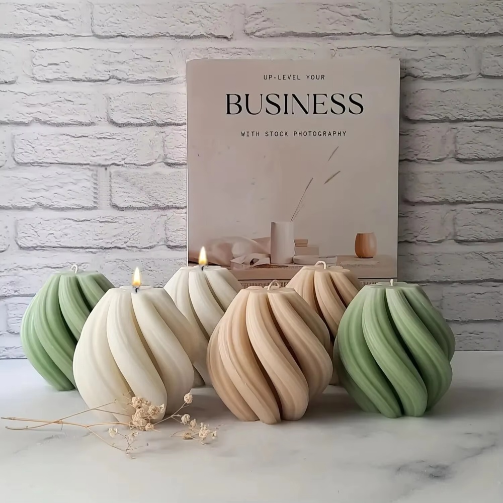 3D Rotating Pillar Candle Sili - Resin Art Ocean recension och pris