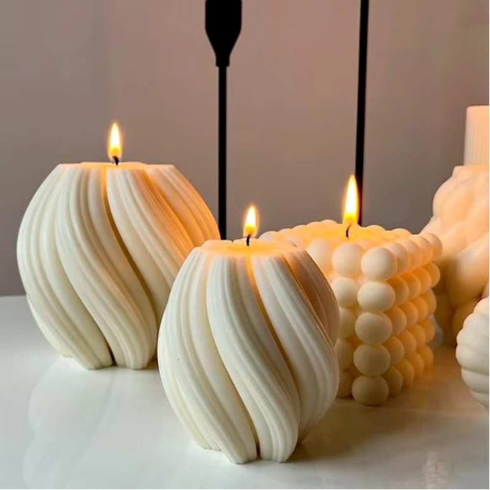 3D Rotating Pillar Candle Sili - Resin Art Ocean recension och pris