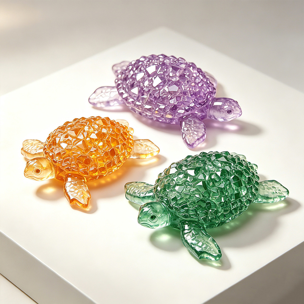 Diamond Cut Healing Sea Turtle - Silicone Mold Ocean recension och pris
