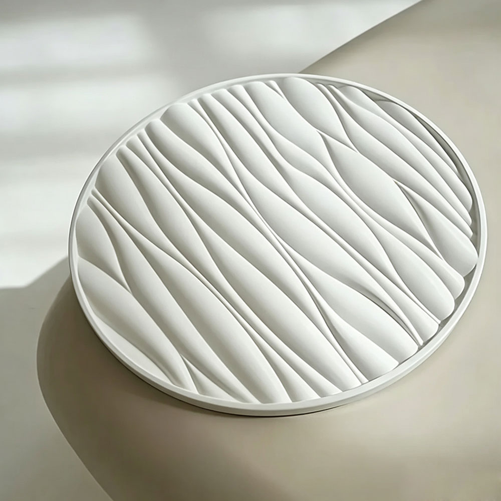 Large Round Tray Silicone Mold - Resin Art Ocean recension och pris