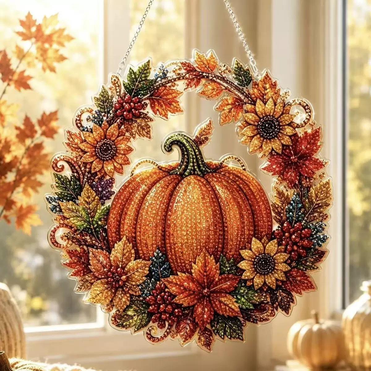 Halloween Pumpkins Diamond Art - Resin Art Flower recension och pris