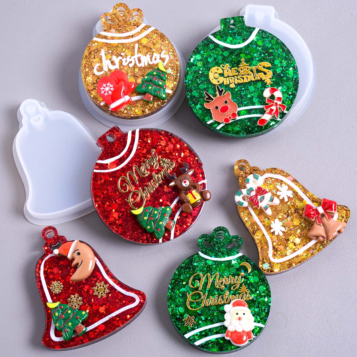Xmas Tag Pendant Silicone Mold - Resin Art Products recension och pris