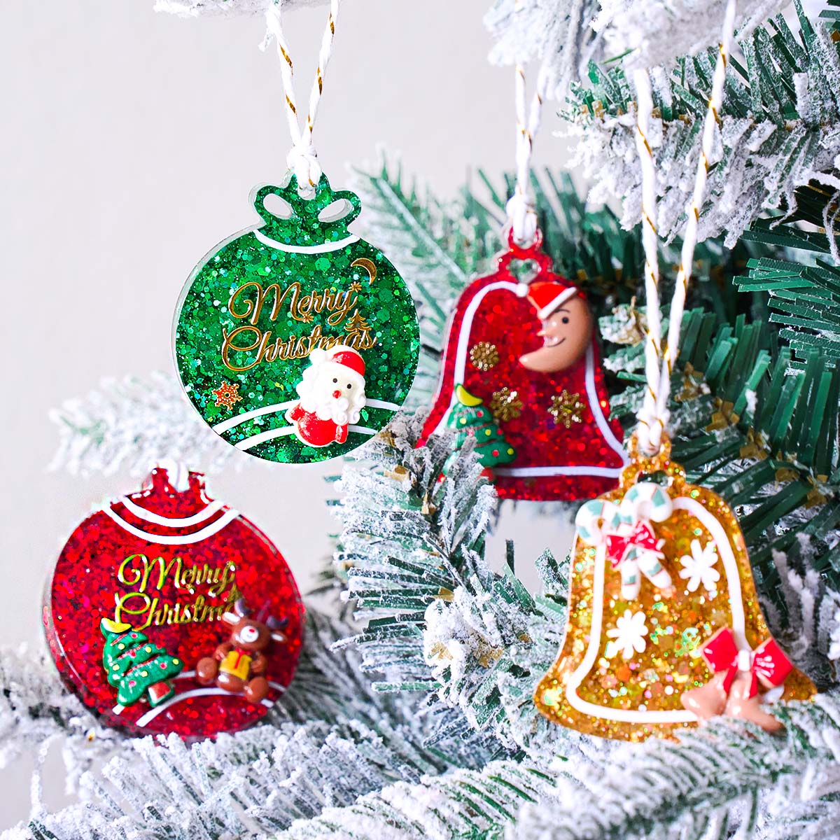Xmas Tag Pendant Silicone Mold - Resin Art Products recension och pris