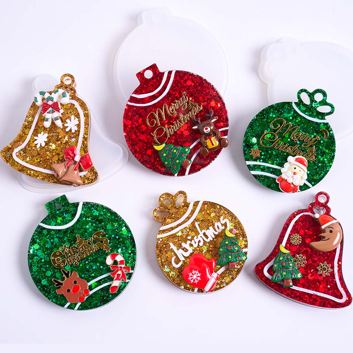 Xmas Tag Pendant Silicone Mold - Resin Art Products recension och pris