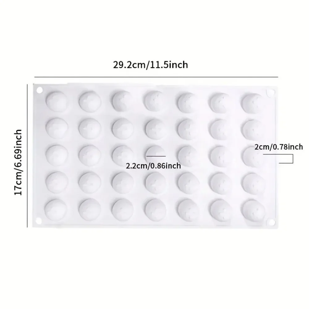 Multi-purpose Mini Round Ball  - Silicone Mold Ocean recension och pris