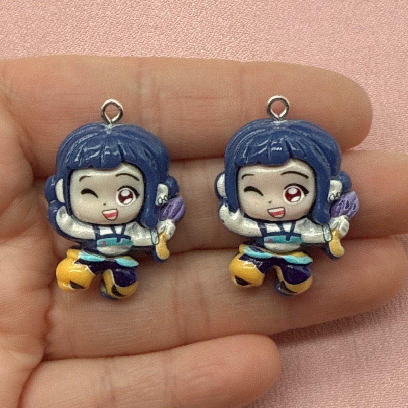 10pcs resin cartoon pendant, D - Resin Art Jewellery Kit recension och pris