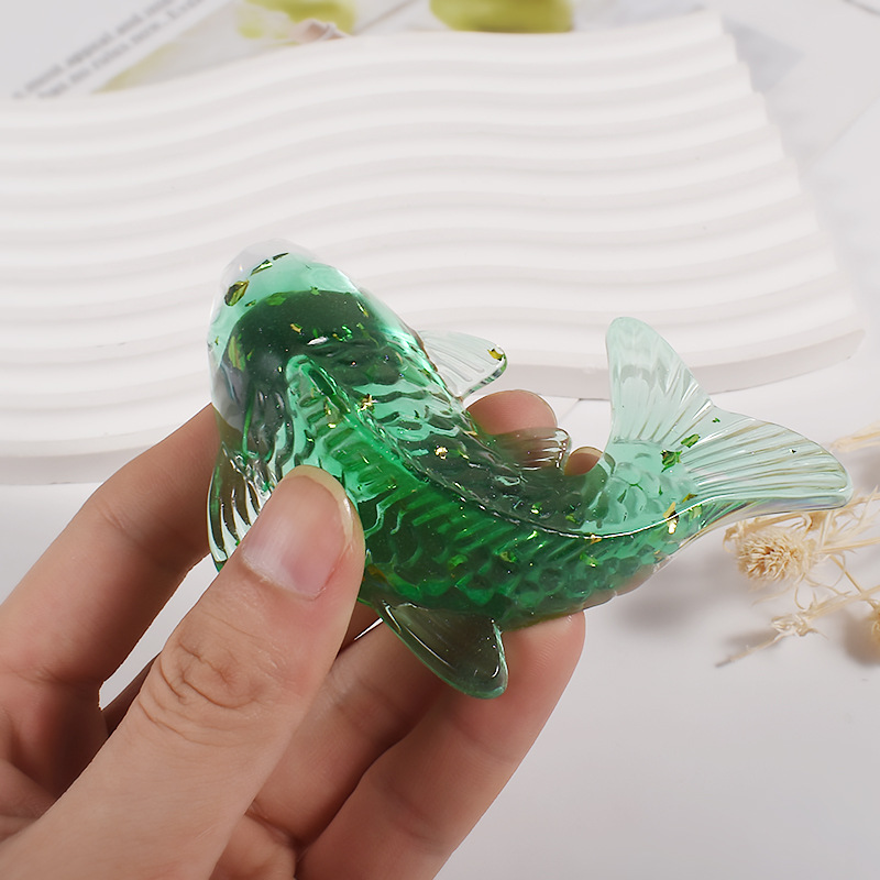 3D Koi Fish Shaped Epoxy Resin - Silicone Mold Ocean recension och pris