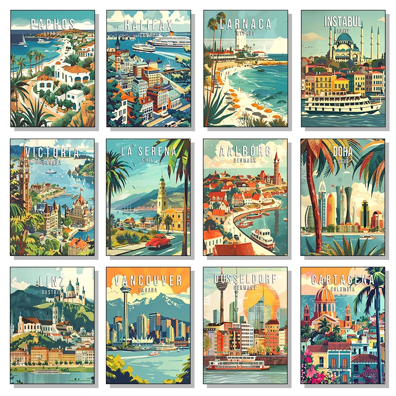 Famous Coastal City Scenery Co - Resin Art New Zealand recension och pris