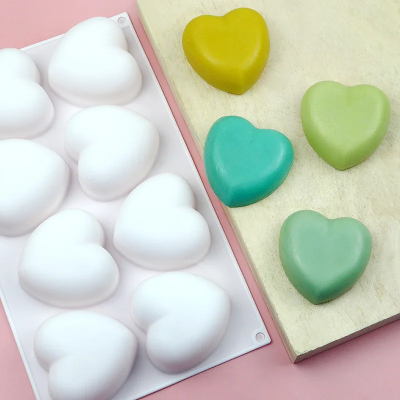 Love Heart Silicone Soap Mold  - Resin Art Heart recension och pris