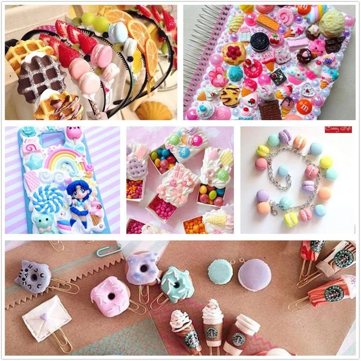 30pcs Random Candy Slime Charm - Resin Art Products recension och pris