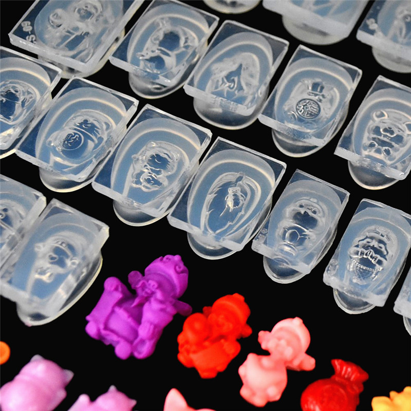 SNASAN 3D Cute Goldfish The Go - Silicone Mold Ocean recension och pris
