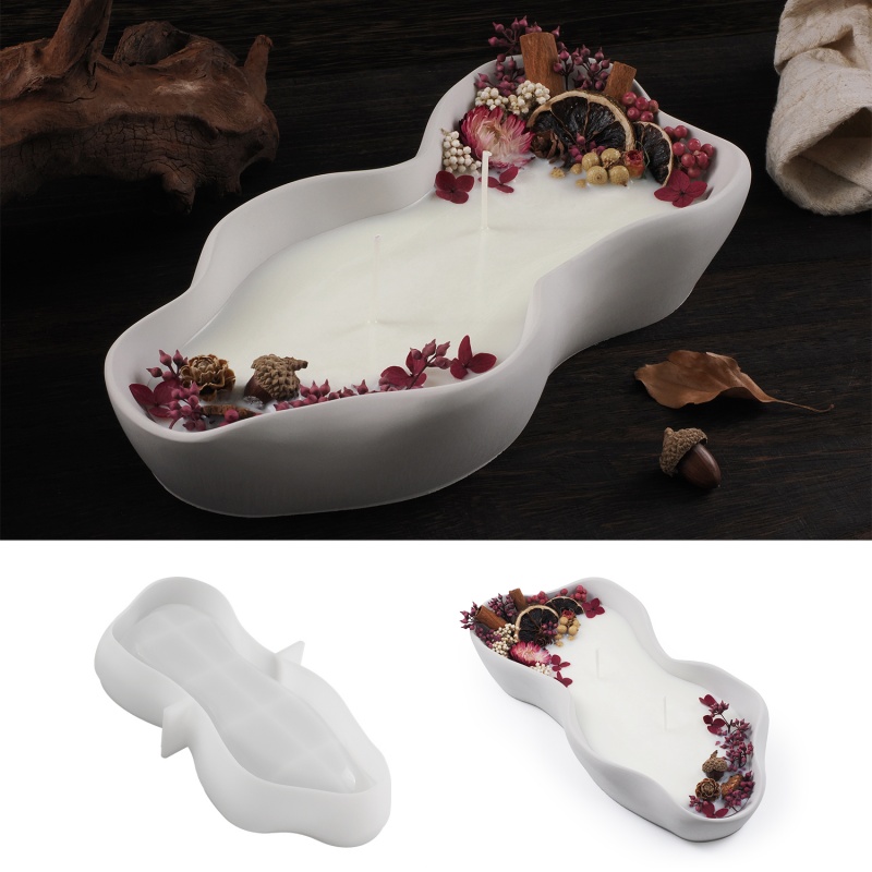 DIY Irregular Wave Candle Bowl - Resin Art Ocean recension och pris