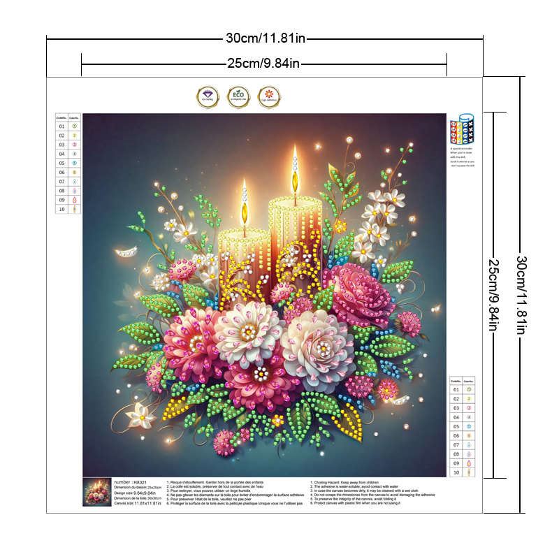 DIY 5D Diamond Painting Kit fo - Resin Art Design For Wedding recension och pris