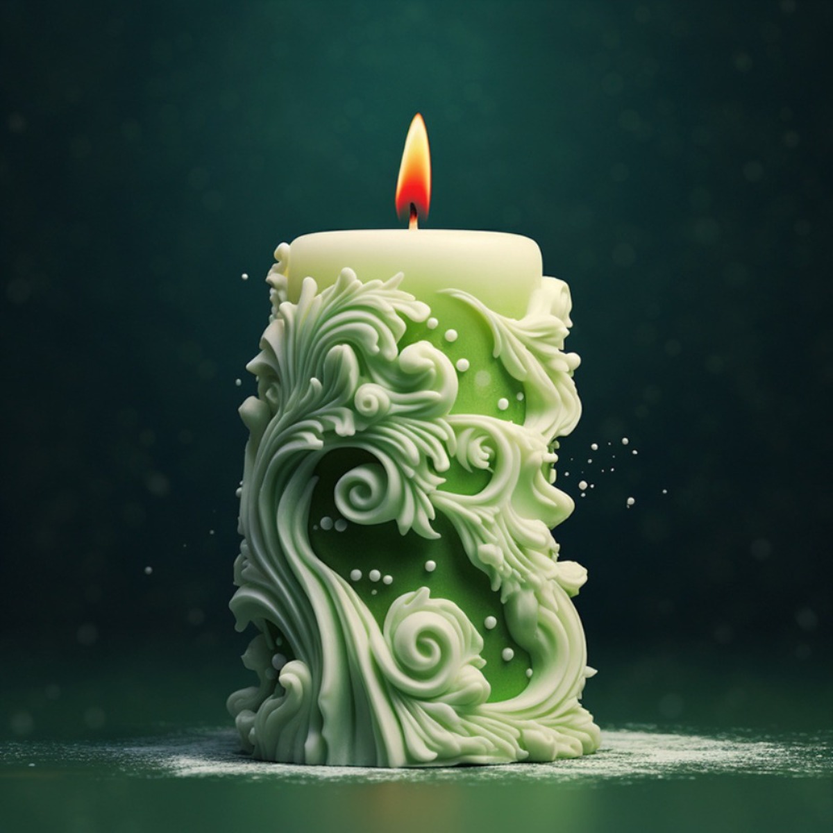 geometry Carved Cylindrical Si - Resin Art Ocean recension och pris