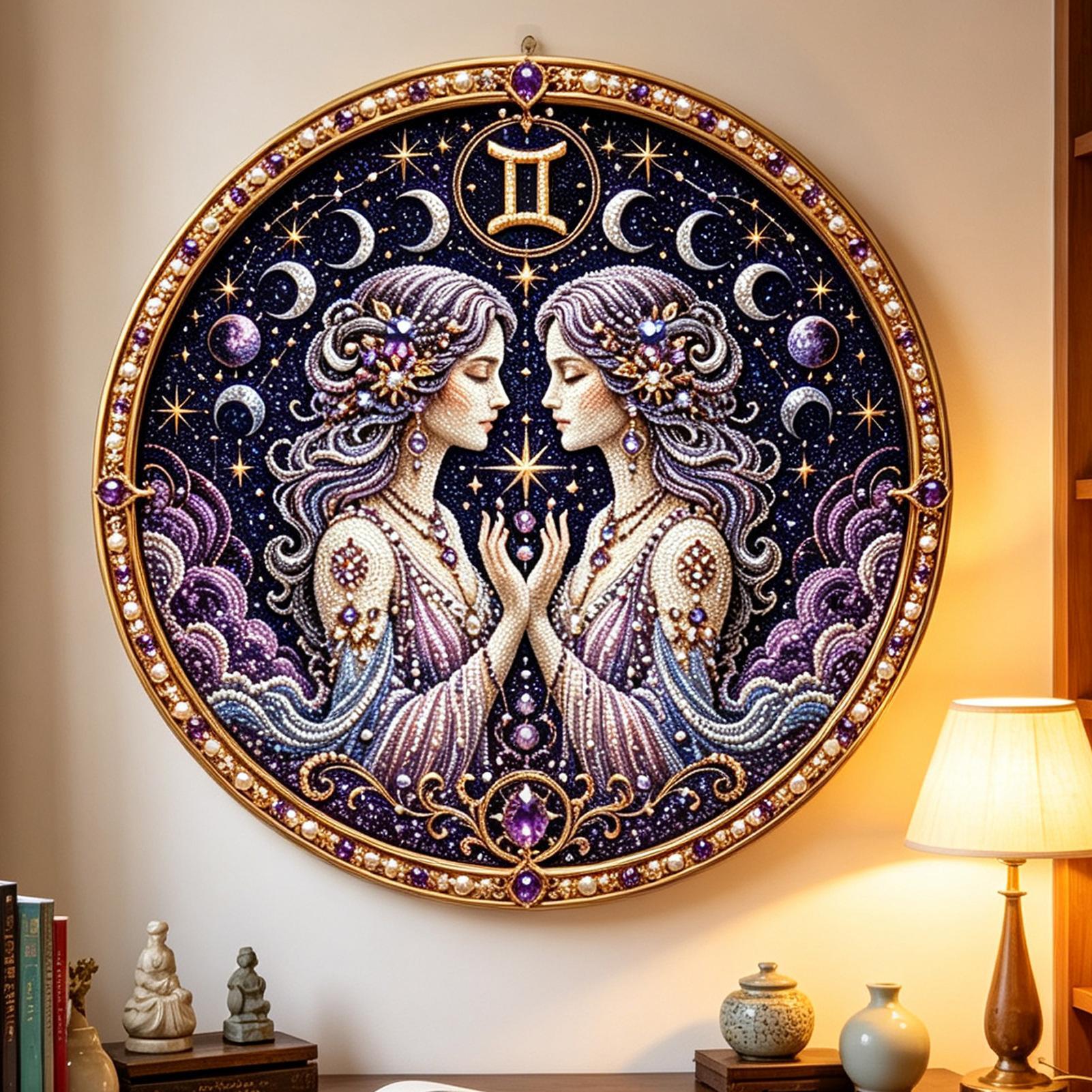 12 Zodiacs Signs Pearl Art Kit - Resin Art Products recension och pris