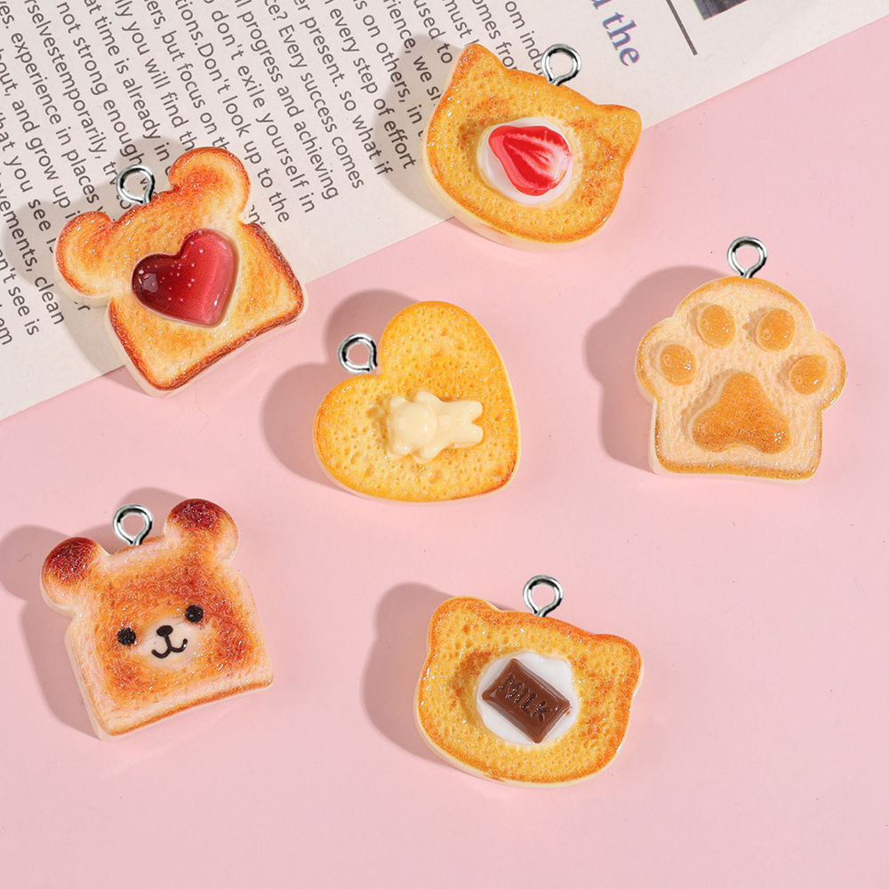 10pcs Heart Bear Cat Animal Sh - Resin Art Heart recension och pris