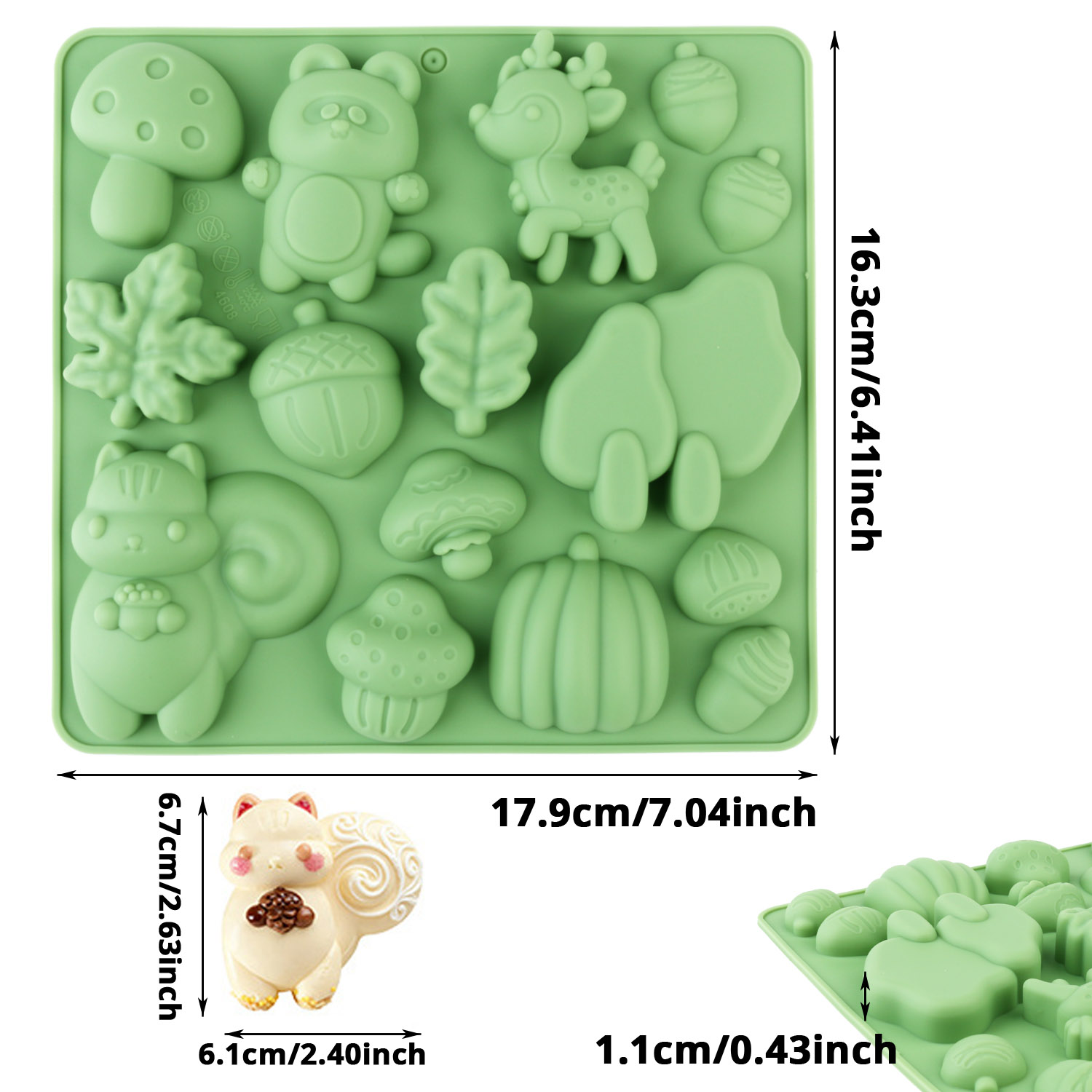 1 Silicone Cake Mold in the Sh - Resin Art Products recension och pris