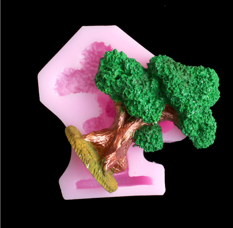 Pine tree silica gel mold DIY  - Resin Art Products recension och pris