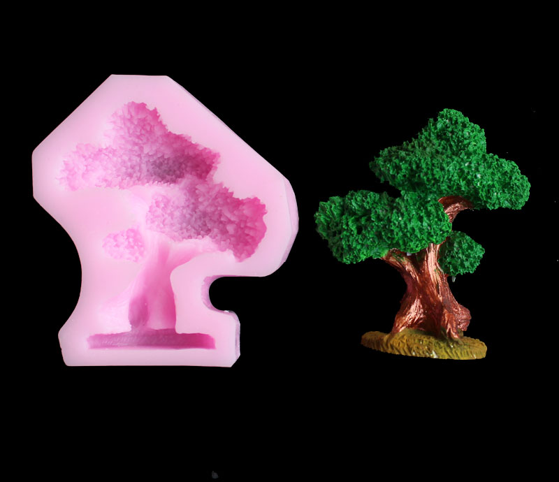 Pine tree silica gel mold DIY  - Resin Art Products recension och pris