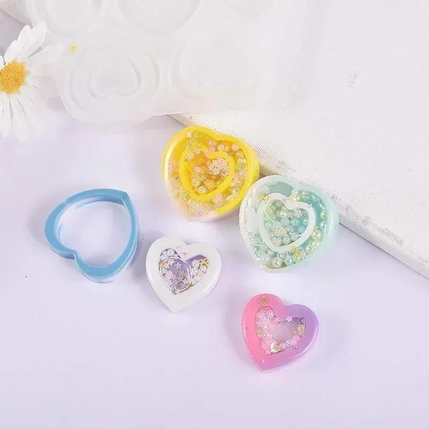 1 Pcs New Resin Shaker Silicon - Resin Art Heart recension och pris