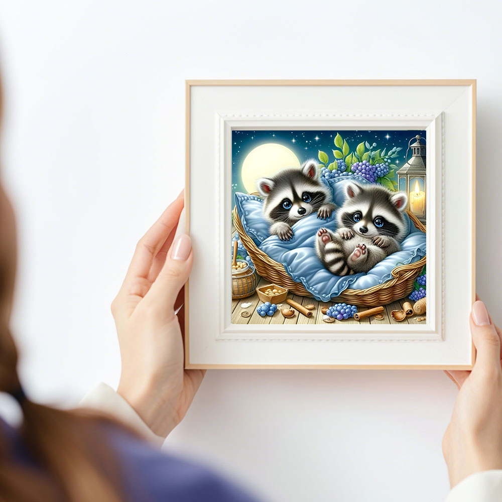 Frameless, Full Square Round D - Resin Art Flower recension och pris