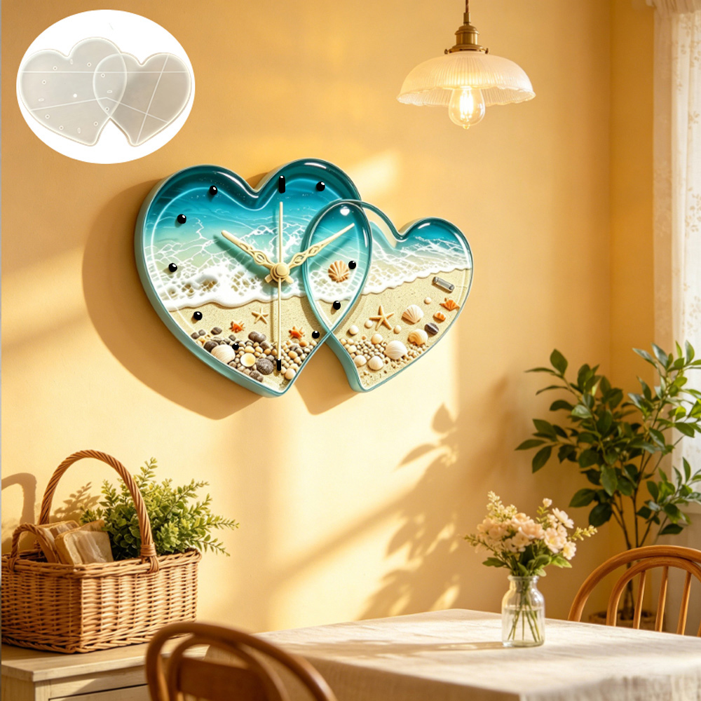 Love connected heart shape clo - Resin Art Heart recension och pris