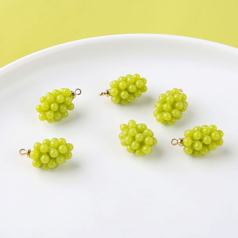 6pcs Cute Little Grapes Resin  - Resin Art Jewelry Kit recension och pris