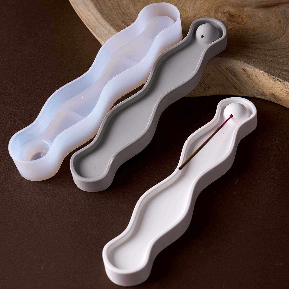 Wave Long Incense Insert Tray  - Resin Art Ocean recension och pris