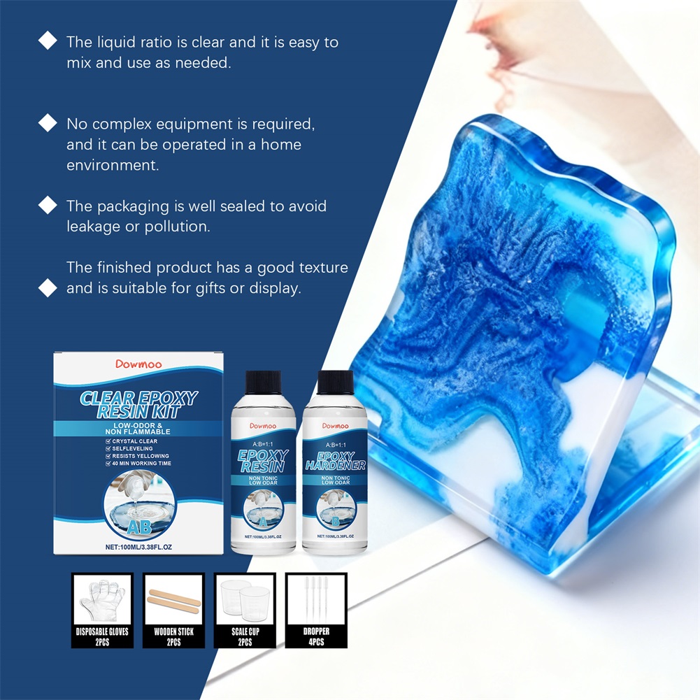 DIY Crystals Clear Epoxys Resi - Resin Art Ratio recension och pris