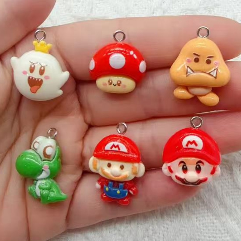 10pcs resin cartoon pendant, D - Resin Art Jewelry Kit recension och pris