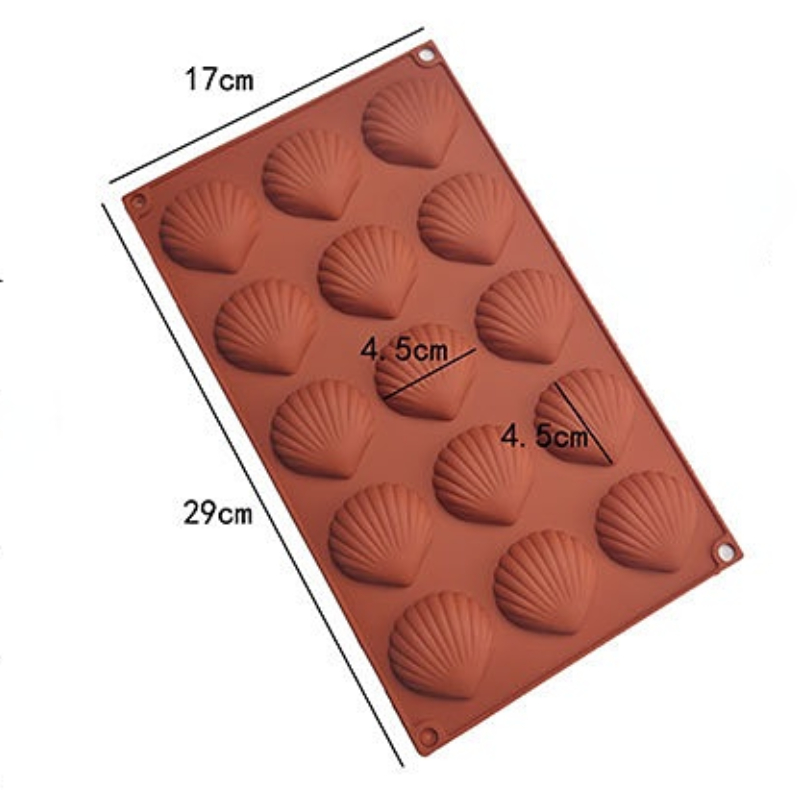 Food Grade Madeleine Cake Mold - Silicone Mold Ocean recension och pris